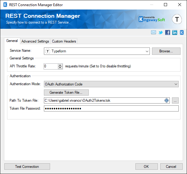 TypeForm Rest Connection Manager - General.png